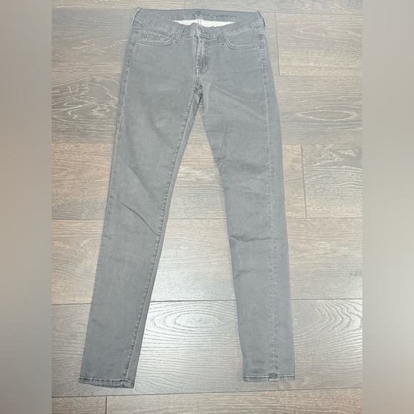 7 For All Mankind Charcoal Denim - Picture 1 of 10